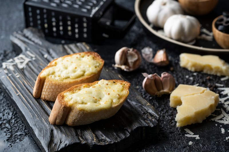 garlic bread starter at Pizza luce