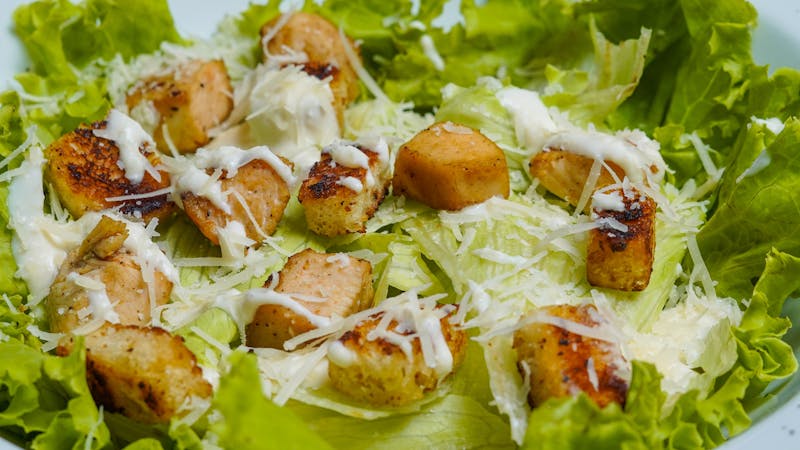 Caesar salad at Pizza luce Portland restaurant