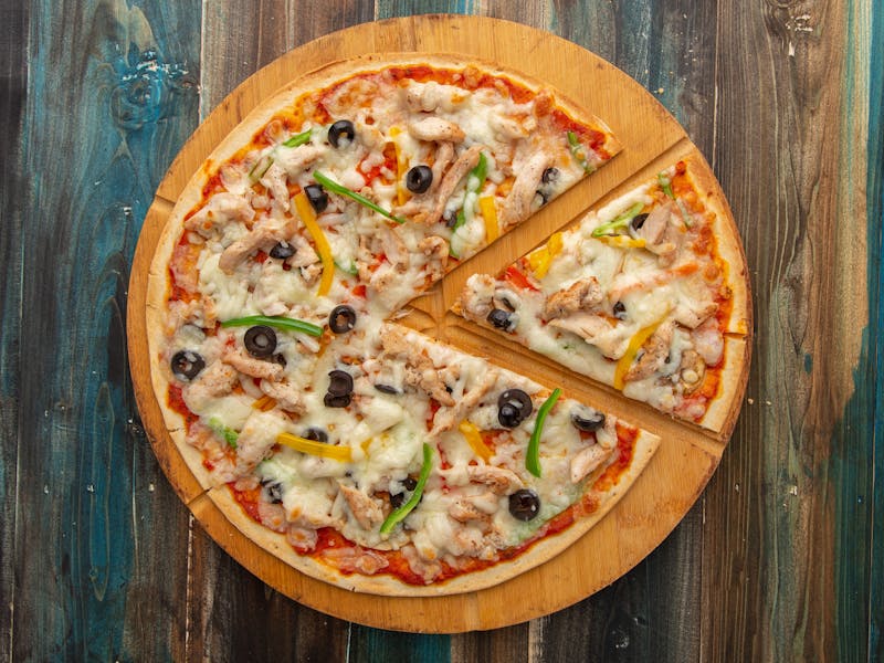 pizza luce Prosciutto arugula white pizza